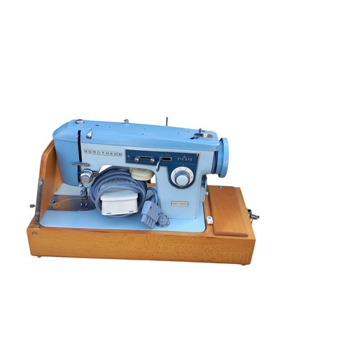 161 - CASED BROTHER SEWING MACHINE