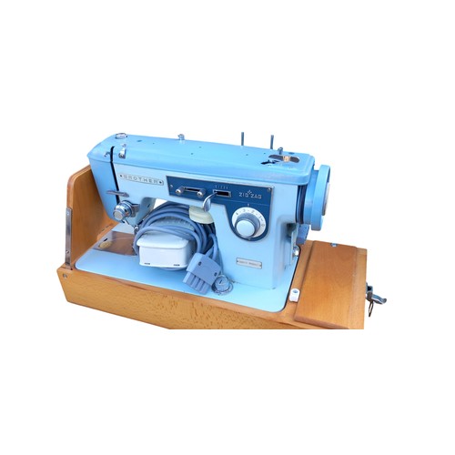 161 - CASED BROTHER SEWING MACHINE