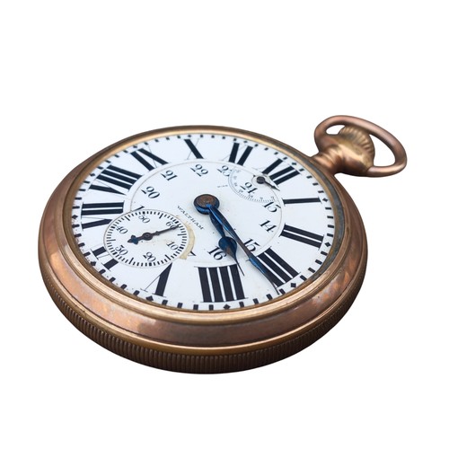 204 - AN ANTIQUE WALTHAM POCKET WATCH