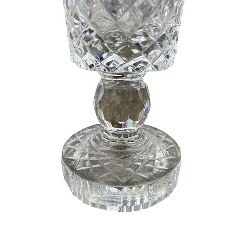 264 - A LARGE TYRONE CRYSTAL CENTRE PIECE