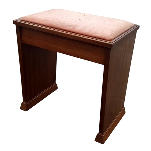 294 - AN ART DECO STOOL