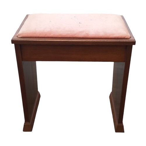 294 - AN ART DECO STOOL