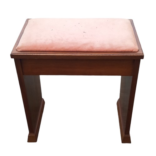 294 - AN ART DECO STOOL