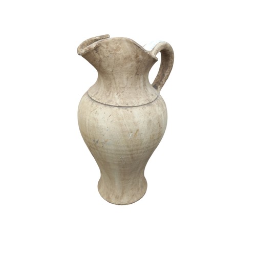 305 - A STONE PITCHER AND 2 AMERCIAN 1 QUART MILK BOTTLES