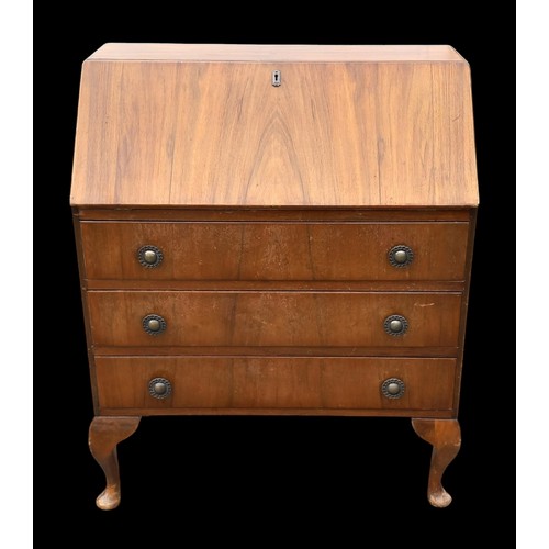 324 - MAHOGANY WRITING BUREAU