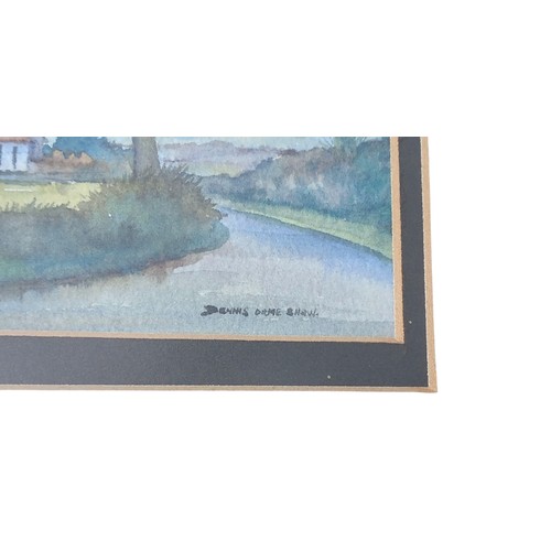 334 - A FRAMED DENNIS ORME SHAW WATERCOLOUR