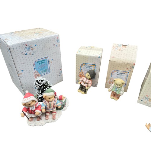 352 - 4 CHERISHED TEDDIES BOXED