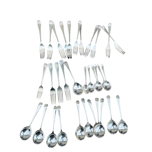 336 - A QUANTITY OF A1 AND NORWEGIAN SILVER CUTLERY