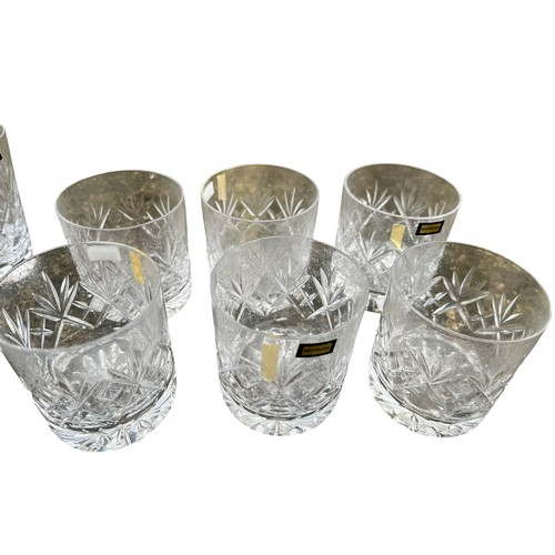 271 - A SET OF 6 WEBB CORBETT GLASS AND 6 OTHERS