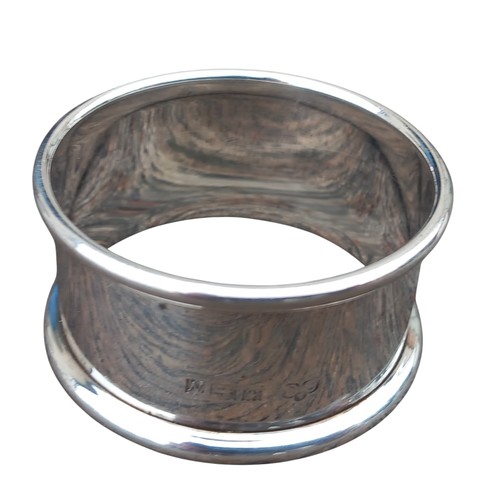 456 - A BIRMINGHAM SIVER NAPKIN RING