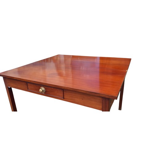 380 - MAHOGANY REGENCY STYLE TURN OVER LEAF TABLE