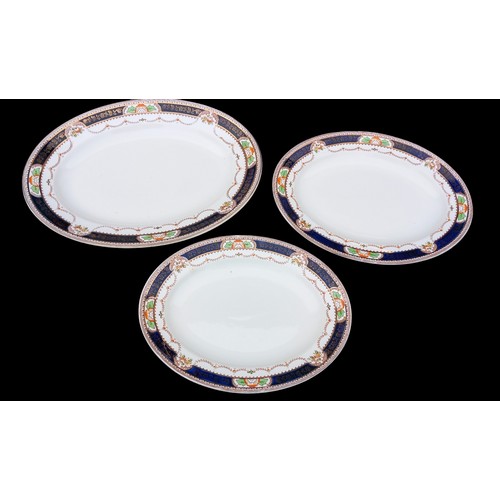 382 - 3 CALEDONIAAN SERVING PLATES