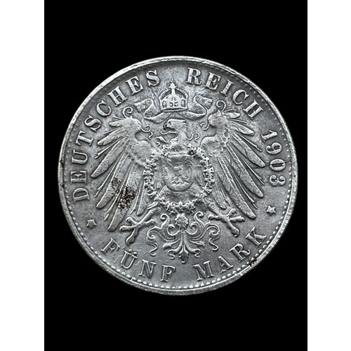 544 - A SILVER 1903 DEUTCHES REICH COIN (TESTED)