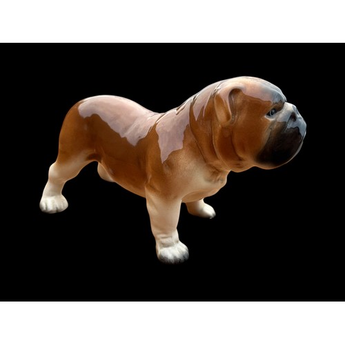 405 - A PORCELAIN BRITISH BULLDOG ORNAMENT 5