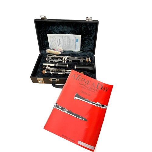 432 - A BOOSEY AND HAWKES LONDON REGENT CLARINET IN CASE WITH BOOK