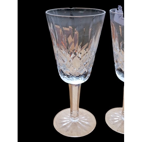 503 - A LOT OF 5 WATERFORD CRYSTAL SHERRY GLASS