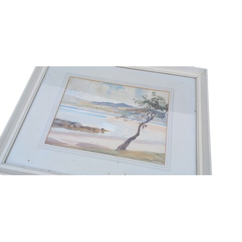 662 - 2 ORIGINAL  WATERCOLOURS  IN MATCHING FRAMES (1 SIGNED ) 22X18