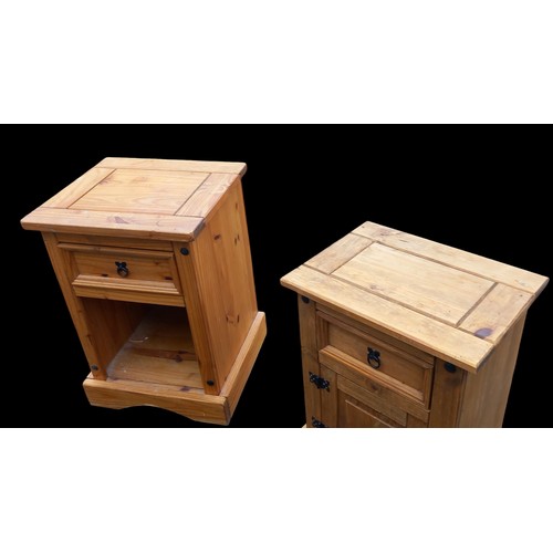 262A - MEXICAN PINE BEDSIDE X2 (DIFFERENT STYLES)