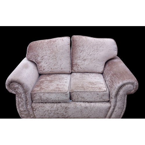 295A - CRUSHED VELVET 2 SEATER