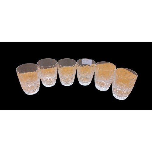 499 - A SET OF 6 WATERFORD CRYSTAL WHISKY GLASS