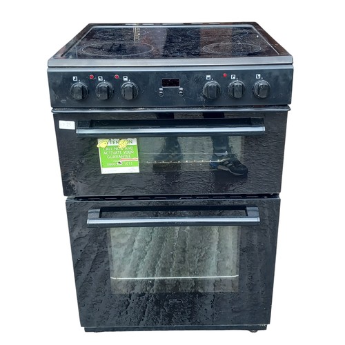 683C - A BLACK CERAMIC TOP ELECTRIC COOKER