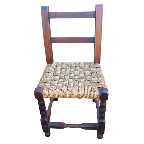 30 - CHILDS ROPE CHAIR