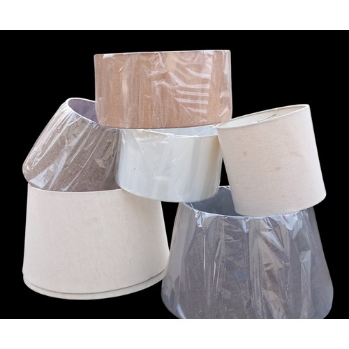 36 - 7 NEW MIXED LAMP SHADES