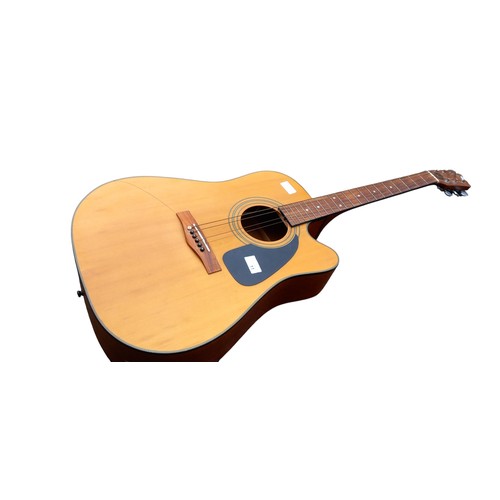 11 - A FENDER SEMI ACOUSTIC GUITAR