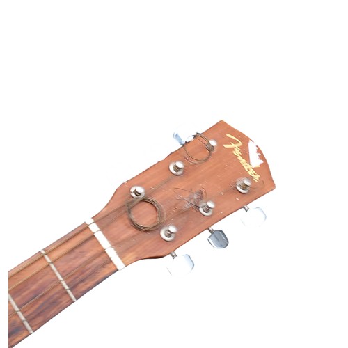 11 - A FENDER SEMI ACOUSTIC GUITAR