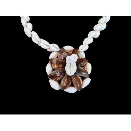 207 - 2 NECKLACE MADE FROM SHELLS