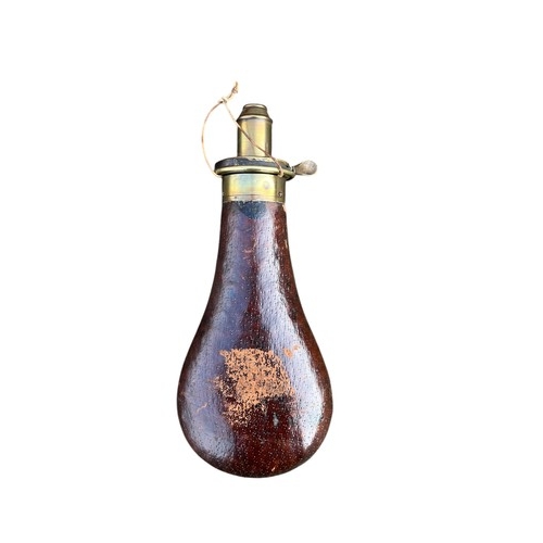 248 - 19th CENTURY POWDER FLASK