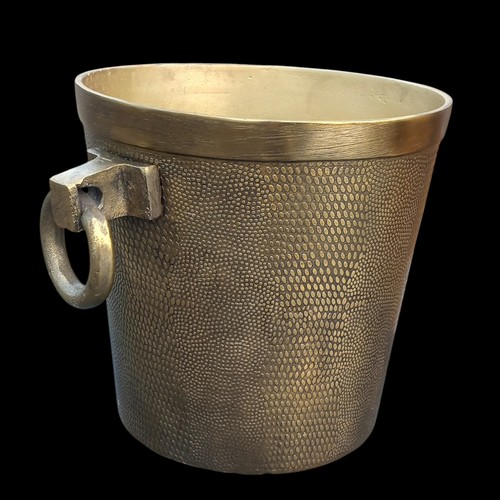 449 - A NEW GILT METAL ICE BUCKET