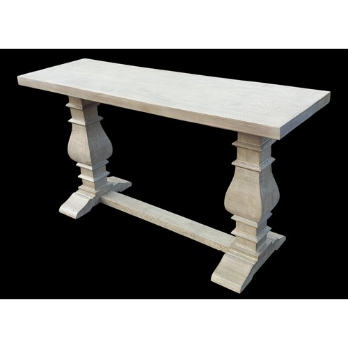 467 - NEW DISTRESSED STYLE CONSOL TABLE 55x30x18