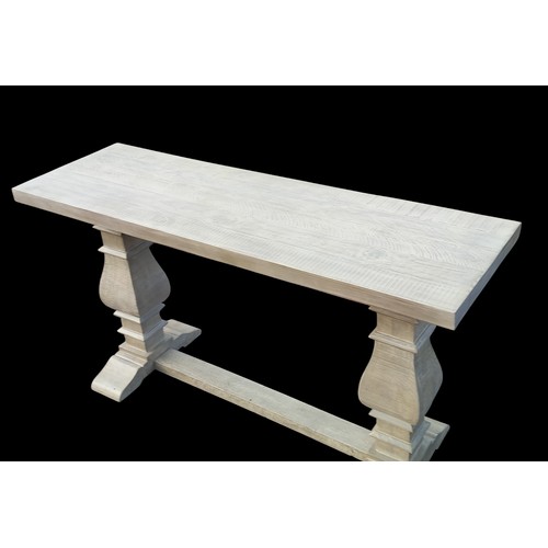 467 - NEW DISTRESSED STYLE CONSOL TABLE 55x30x18