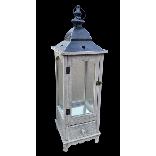 440 - 3 NEW GRADUATED FLOOR CANDLE LANTERNS