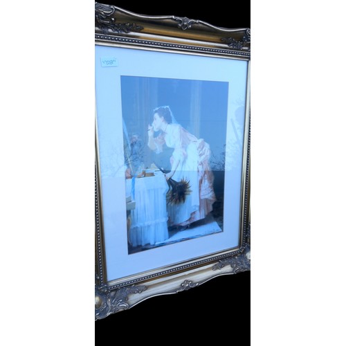 5 - HEAVY GILT FRAMED PRINT