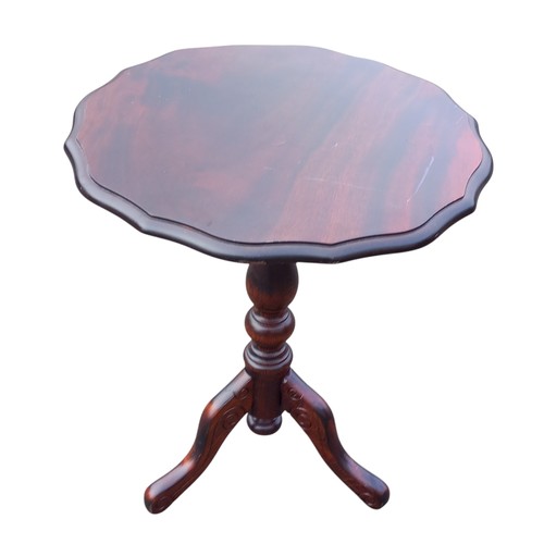 8 - MAHOGANY TRIPOD LAMP TABLE