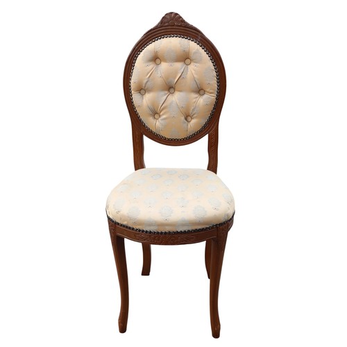 10 - MAHOGANY BUTTONBACK BEDROOM CHAIR