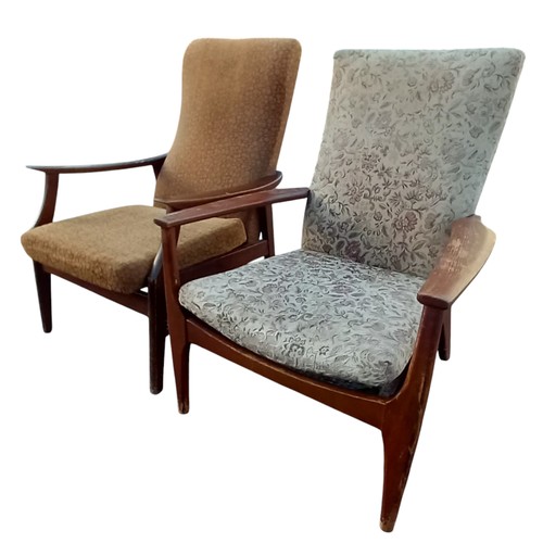 11 - PARKER KNOLL ARMCHAIR AND A MID CENTURY ARMCHAIR