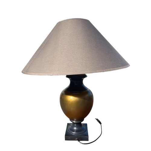 13 - A GILT TABLE LAMP