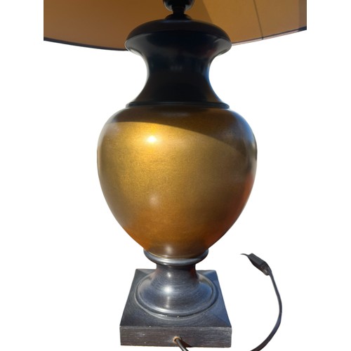 13 - A GILT TABLE LAMP