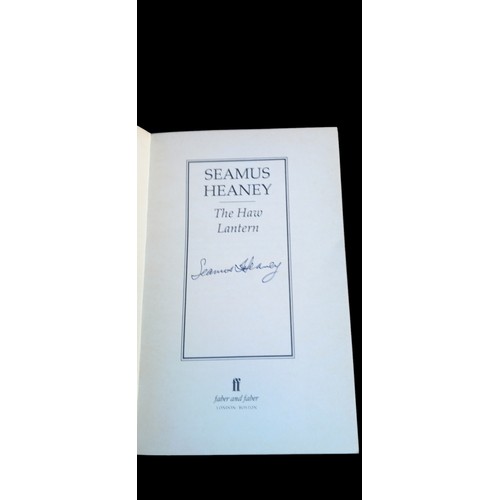 206 - SIGNED SEAMUS HEANEY BOOK