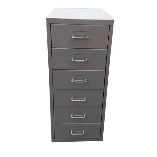 281 - 6 DRAWER METAL CHEST