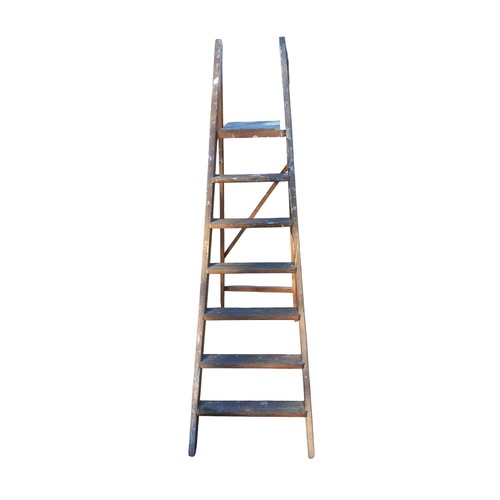 366 - WOODEN STEP LADDERS