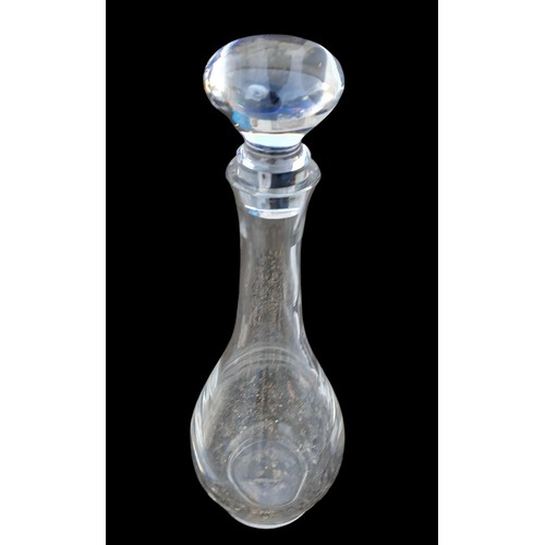 46A - A QUALITY MARC AUREL DECANTER AND STOPPER