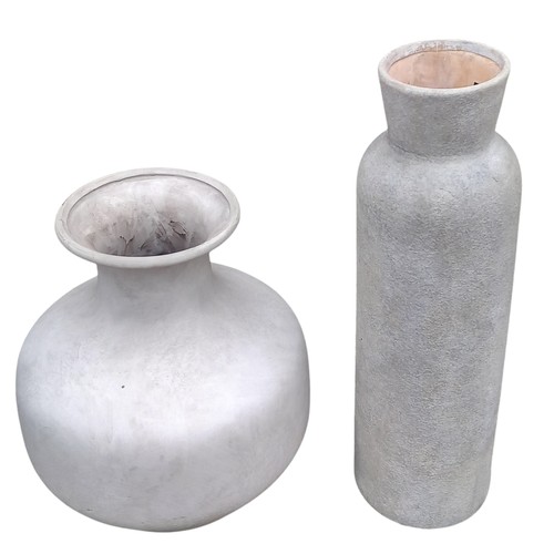 3 - 2 NEW STONE VASES