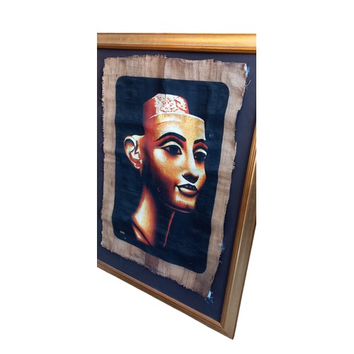 4 - FRAMED EGYTIAN PAPYRUS