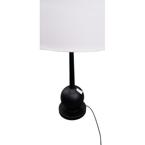 103 - NEW EBONY BALL TABLE LAMP