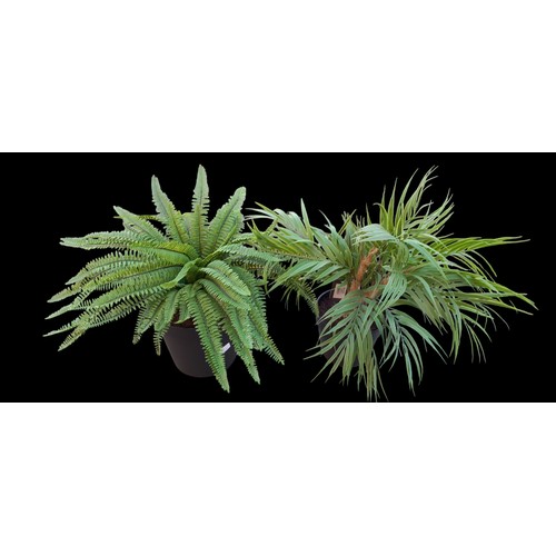 397 - 2 NEW ARTIFICIAL HOUSE PLANTS