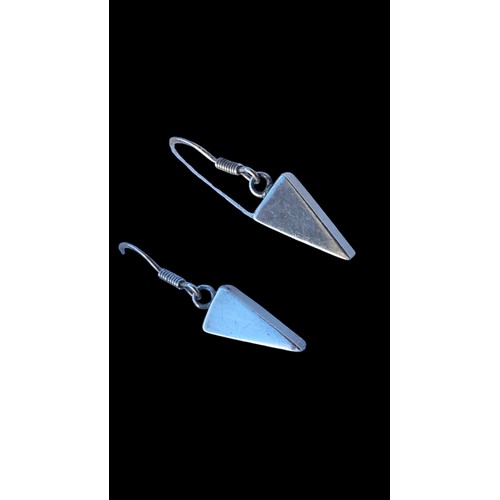 203 - SILVER DROP EARRINGS